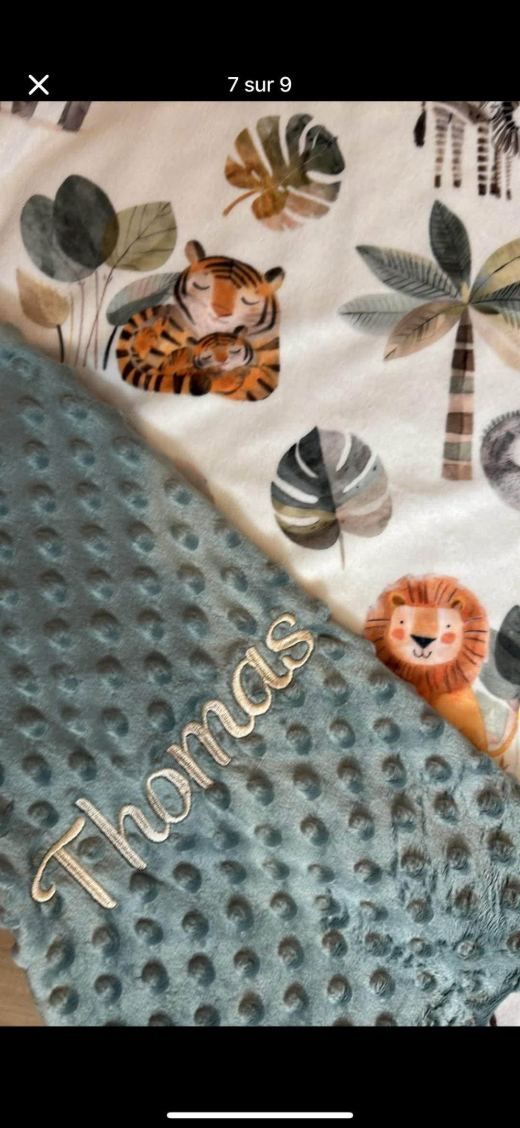 Custom blanket · Thomas